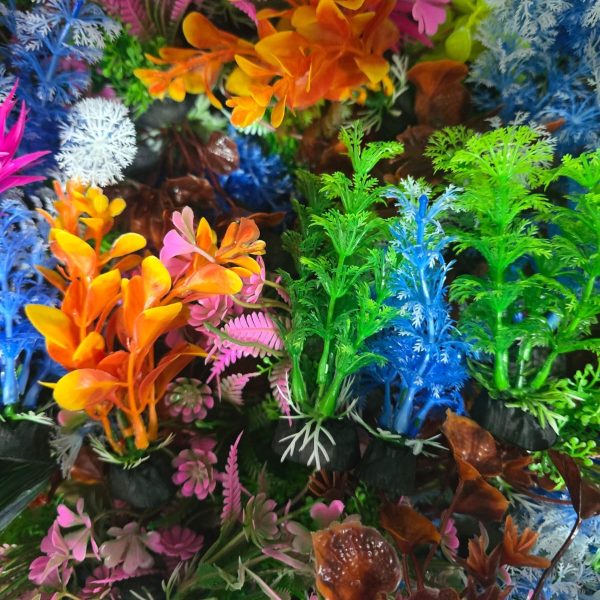 Plastic Assorted Plants